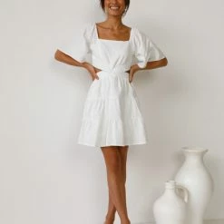 Julina Mini Dress WHITE 18 Julina Mini Dress WHITE -Heschung shop L4A2959 62502.1637643344