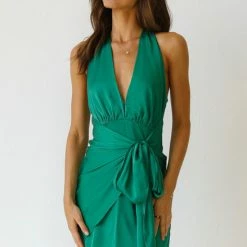 Isla Dress GREEN -Heschung shop L4A2960 1 72627.1639556918