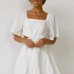 Julina Mini Dress WHITE 19 Julina Mini Dress WHITE -Heschung shop L4A2965 1 74964.1638267988