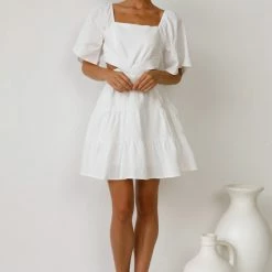 Julina Mini Dress WHITE 17 Julina Mini Dress WHITE -Heschung shop L4A2965 49890.1637643344