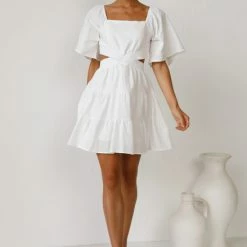 Julina Mini Dress WHITE 24 Julina Mini Dress WHITE -Heschung shop L4A2971 49379.1637643344