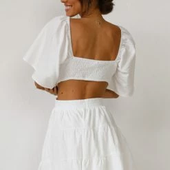 Julina Mini Dress WHITE 16 Julina Mini Dress WHITE -Heschung shop L4A2985 1 58632.1638267974