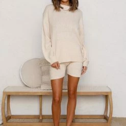 Josie Knit Shorts BEIGE 32 Josie Knit Shorts BEIGE -Heschung shop L4A3920 65199.1593581624