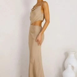 Eisley Midi Dress TAUPE -Heschung shop L4A3924 66782.1629960658