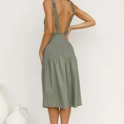 Joanne Midi Dress OLIVE 18 Joanne Midi Dress OLIVE -Heschung shop L4A4735 49600.1643260728