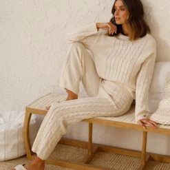 Paptas Knit Pants 21 Paptas Knit Pants -Heschung shop L4A5403 61700.1593660076