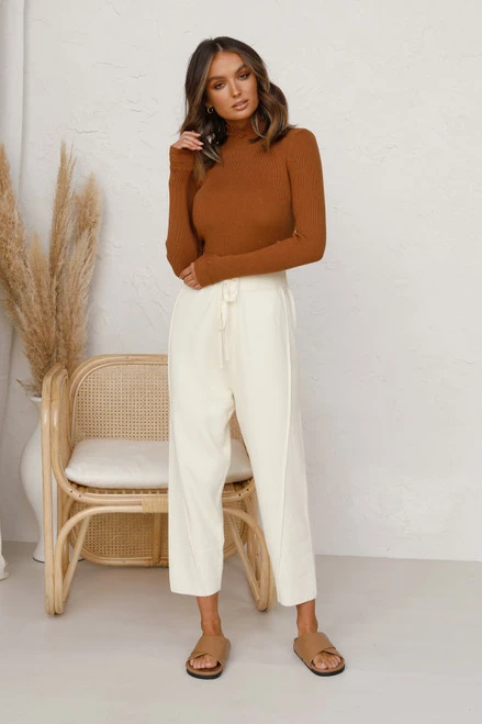 Sonny Knit Pants CREAM 10 Sonny Knit Pants CREAM - Image 8