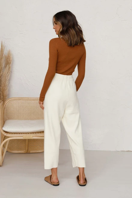 Sonny Knit Pants CREAM 11 Sonny Knit Pants CREAM - Image 9