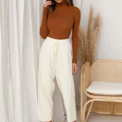 Sonny Knit Pants CREAM