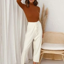 Sonny Knit Pants CREAM 17 Sonny Knit Pants CREAM -Heschung shop L4A5589 84020.1594189588