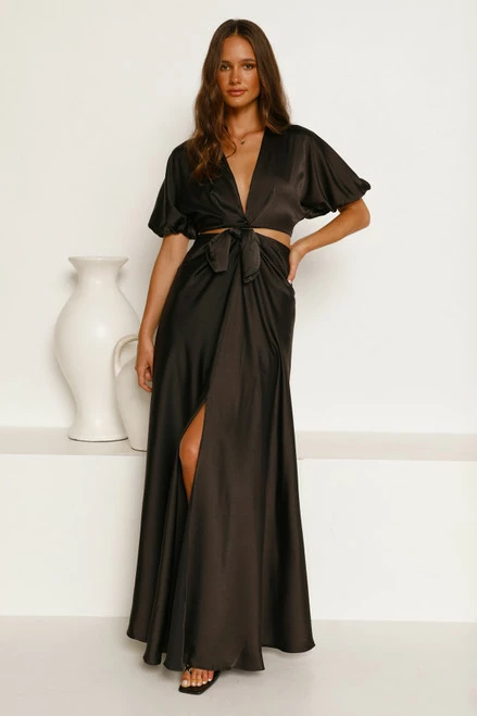 Sylvia Maxi Dress BLACK 7 Sylvia Maxi Dress BLACK - Image 5