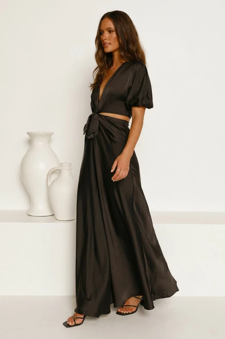 Sylvia Maxi Dress BLACK 4 Sylvia Maxi Dress BLACK - Image 2