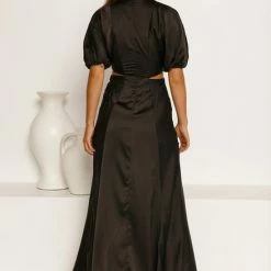 Sylvia Maxi Dress BLACK 18 Sylvia Maxi Dress BLACK -Heschung shop L4A6047 18220.1651555000