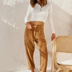 August Pants TAN 17 August Pants TAN -Heschung shop L4A6654 10106.1649646042