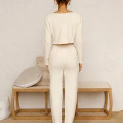 Julian Knit Pants CREAM -Heschung shop L4A7115 14102.1589861874
