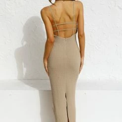 Kenzie Dress FAWN -Heschung shop L4A7145 06002.1630380860