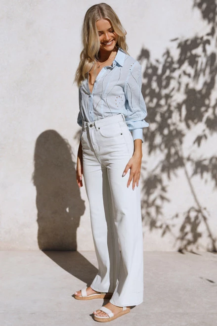 Aileen Top SKY BLUE 4 Aileen Top SKY BLUE - Image 2