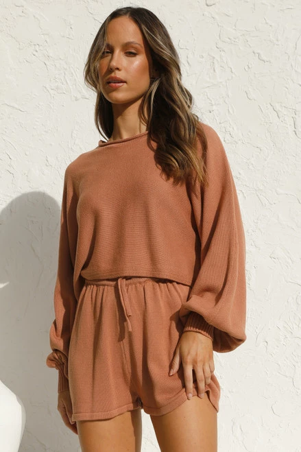 Edie Shorts RUST 3 Edie Shorts RUST