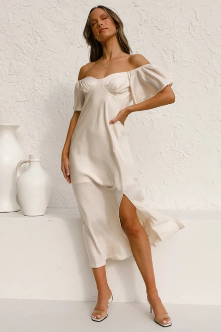 Tamsin Dress CHAMPAGNE 9 Tamsin Dress CHAMPAGNE - Image 7