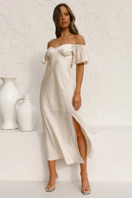 Tamsin Dress CHAMPAGNE 4 Tamsin Dress CHAMPAGNE - Image 2