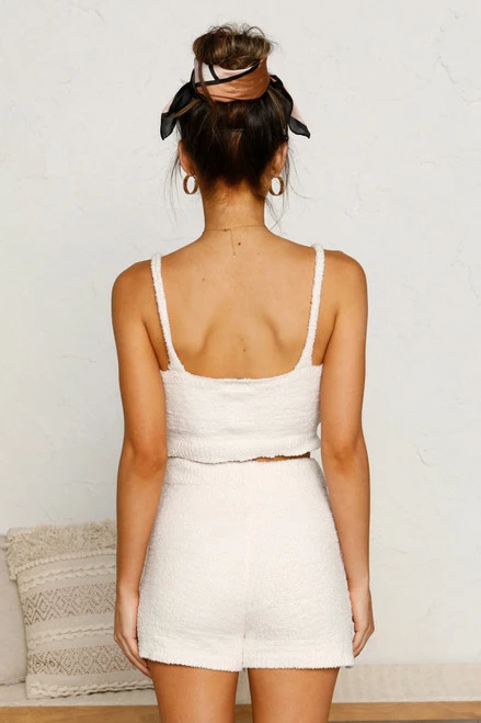 Arya Knit Shorts CREAM 9 Arya Knit Shorts CREAM - Image 7