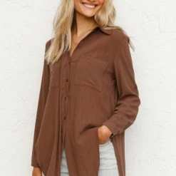 Lori Top CHOCOLATE 19 Lori Top CHOCOLATE -Heschung shop L4A8118 1 39077.1624851620