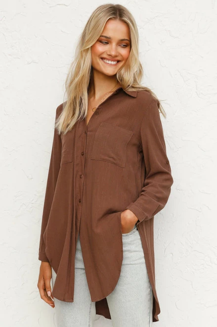 Lori Top CHOCOLATE 8 Lori Top CHOCOLATE - Image 6