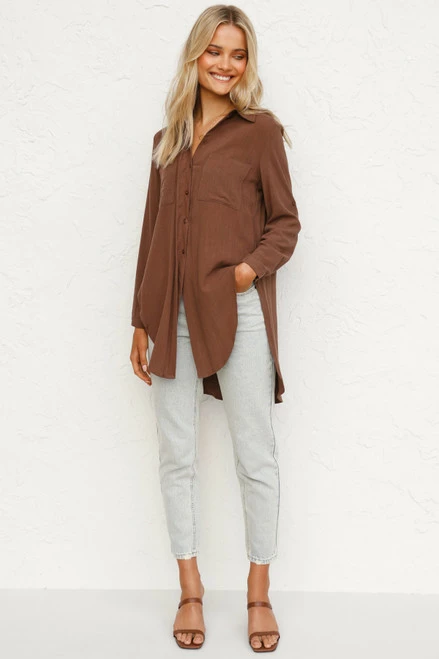 Lori Top CHOCOLATE 10 Lori Top CHOCOLATE - Image 8