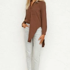 Lori Top CHOCOLATE 20 Lori Top CHOCOLATE -Heschung shop L4A8122 75291.1622781932