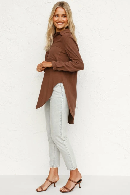 Lori Top CHOCOLATE 7 Lori Top CHOCOLATE - Image 5