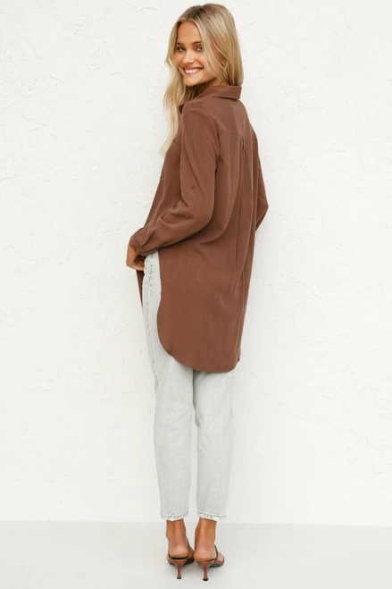 Lori Top CHOCOLATE 6 Lori Top CHOCOLATE - Image 4