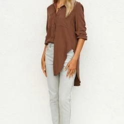 Lori Top CHOCOLATE 16 Lori Top CHOCOLATE -Heschung shop L4A8141 72310.1622781931