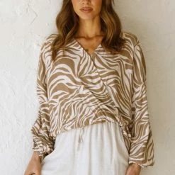 Veronica Top KHAKI -Heschung shop L4A8492 1 27845.1631790371