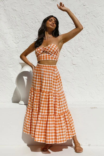 Charlotte Top ORANGE 5 Charlotte Top ORANGE - Image 3