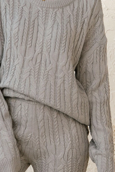 Logan Knit Shorts GREY 12 Logan Knit Shorts GREY - Image 10