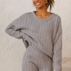 Logan Knit Shorts GREY 18 Logan Knit Shorts GREY -Heschung shop L4A8523 1 24218.1590396638