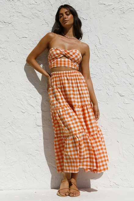 Charlotte Top ORANGE 7 Charlotte Top ORANGE - Image 5