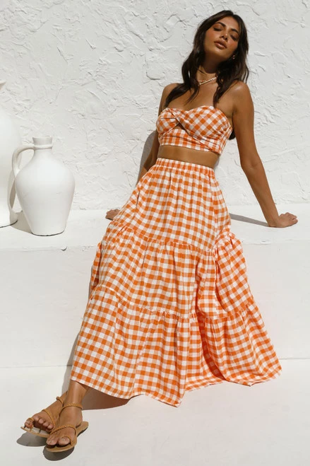 Charlotte Top ORANGE 6 Charlotte Top ORANGE - Image 4