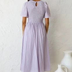Macy Midi Dress LILAC -Heschung shop L4A8872 59686.1632801026
