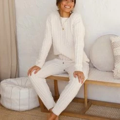 Renata Knit Pants CREAM 19 Renata Knit Pants CREAM -Heschung shop L4A8967 40154.1588905439