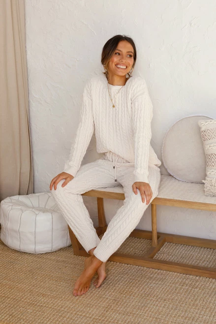 Renata Knit Pants CREAM 8 Renata Knit Pants CREAM - Image 6