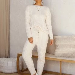 Renata Knit Pants CREAM 16 Renata Knit Pants CREAM -Heschung shop L4A8989 73263.1588905428