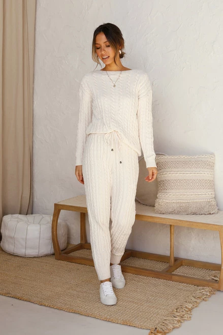 Renata Knit Pants CREAM 3 Renata Knit Pants CREAM