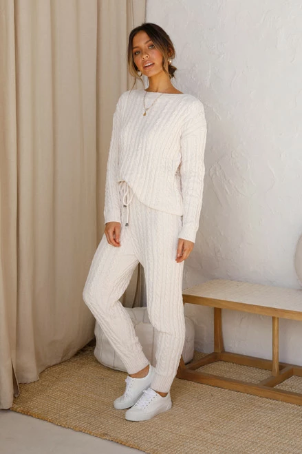 Renata Knit Pants CREAM 6 Renata Knit Pants CREAM - Image 4