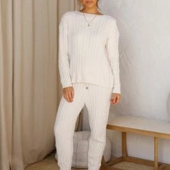 Renata Knit Pants CREAM 18 Renata Knit Pants CREAM -Heschung shop L4A9021 55747.1588743432