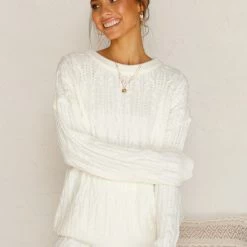 Logan Knit Shorts IVORY -Heschung shop L4A9384 1 05197.1588817457