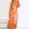 Tiarna Dress ORANGE FLORAL 1 Tiarna Dress ORANGE FLORAL -Heschung shop L8A1400 89611.1656988139