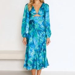 Bronti Dress BLUE MULTI -Heschung shop L8A1550 07939.1655786590