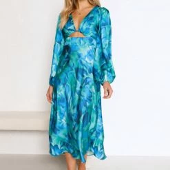 Bronti Dress BLUE MULTI -Heschung shop L8A1553 70805.1655786592