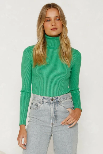 Shiloh Knit Top GREEN 9 Shiloh Knit Top GREEN - Image 7